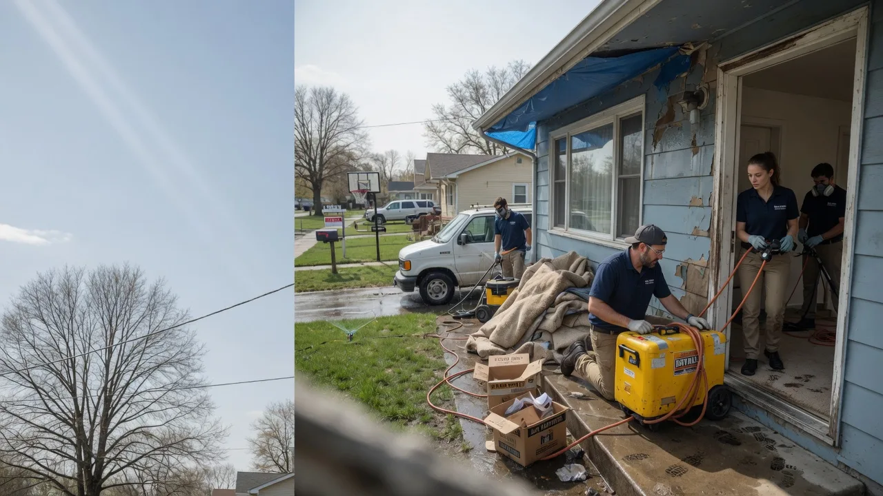 Basement Flood Cleanup in Mcandrews, KY near me